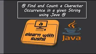 Find and Display a Char Occurrence in a String
