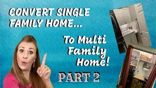Multi Generation Family Home Conversion for In Laws or Adult Children Part 2 - The Kitchenette
