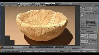 Blender Wooden Cup-speed modeling