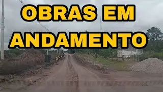 INICIOU AS OBRAS NA ESTRADA DO ENGENHO.