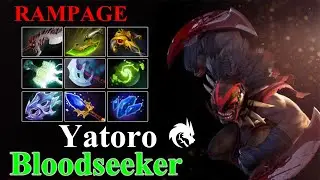 Yatoro - Bloodseeker RAMPAGE | Team SPIRIT vs XTREME GAMING - Dota2 #dota2 #rampage #yatoro #spirit