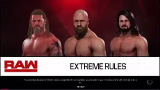 Edge vs triple h vs aj styles triple tread match