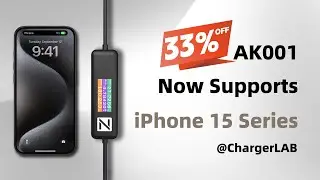 Biggest Discount | ChargerLAB POWER-Z AK001 Now Supports iPhone 15 Series