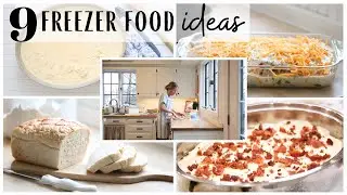 Freezer Meal Ideas ~ Winter Food Ideas ~ Freezer Food ~ Cook with me ~ Easy Freezer Meals