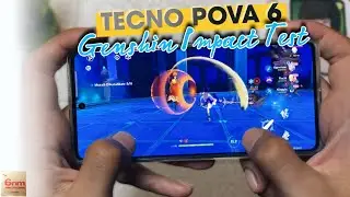 Tecno Pova 6 Mediatek Helio G99 Ultimate Genshin Impact Gaming Test 2024
