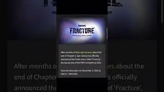 Fortnite Chapter 4 Leaked | December 3rd | #shorts #fortnite #fortnitechapter4