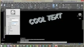 HOW TO DO 3D TEXT IN AUTOCAD