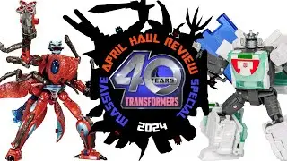Transformers April Haul - Legacy United,  Studio Series, Premium Edition, G1, R.I.D. 01 and more!