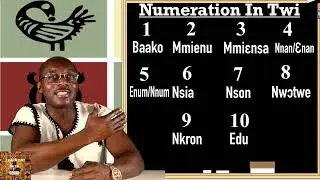 Twi numeration-Learn how to count from 1 to 10 with Opoku