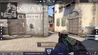 Gambit Dosia 1v5 Ace Clutch vs LDLC - ECS SEASON 4