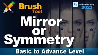 Brush tools  mirror or symmetry option | How To Use Brush Tool | How to use Photoshop 2023