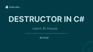 16-Destructor in C# Explained with Example |.NET Interview Question
