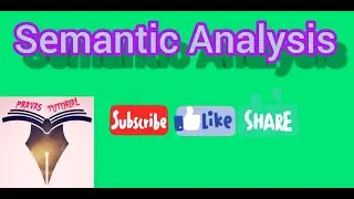 Semantic Analysis | Semantic Error (C48)