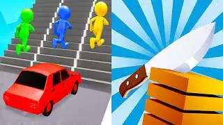 Shape shifting VS Slice It All! - All Level Gameplay Walkthrough Android iOS Ep32