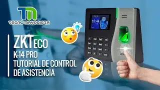 TUTORIAL DEL BIOMETRICO DE CONTROL DE ASISTENCIA K14 PRO