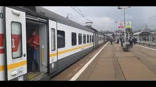 Электропоезд ЭП2Д-0004 станция Голицыно до станции Бородино 12.06.2021.