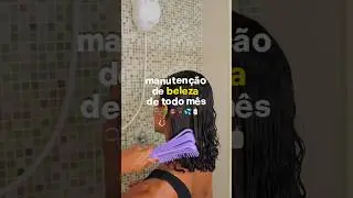 Manutenções de BELEZA mensal 💫🌸💅🏾🧴🫧 #autocuidado #cachoshidratados #pele #sobrancelhasnaturais