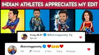 Cartoon Photo Editing | Indian Athletes Cartoon Mashup | Tamil | Insta Trending | Anush | 