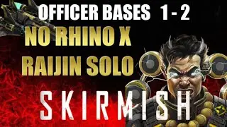 War Commander Skirmish Officer Bases 1-2 / Raijin Solo Free Repair .