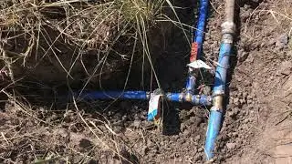 Using PEX, pinch clamps and the Ryobi P660 clamp tool.