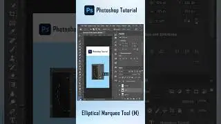 Photoshop - Elliptical Marquee Tool - By Technical Influencer 