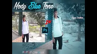 How To Make A Mody Blue Tone In Photoshop