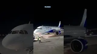 Indigo airbus a320 pushback 😍🥵 #shorts #aviation #indigo