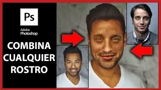⚡Como COMBINAR Fotos de ROSTROS en Photoshop 🌚🌝[ Trucos para IGUALAR COLORES de la Piel en la Cara ]