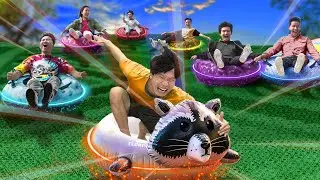 𝐓𝐨𝐧𝐲 | Lần Đầu Chơi BIDA Bằng Chân ️😱 BIDA Khổng Lồ