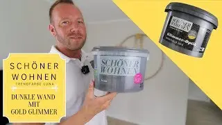 Schöner Wohnen mit Glimmer-Optik | Effektlasur Gold