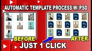 ACTION+BATCH PROCESS/ Automatic Template for Picture