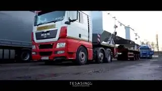 mediablack • Tesasing portál Comvex Rumunsko, nadměrná přeprava