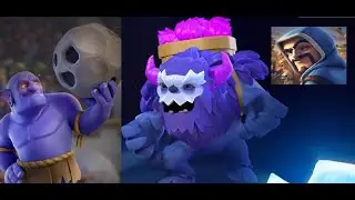 Clash of Clans walkthrough. Best attacks Yeti Bowlers Wizards