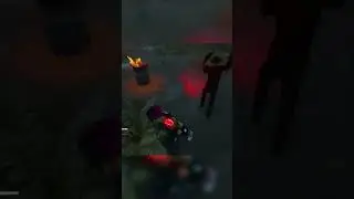 FLASHLIGHT 360 INTO A WINDOW FAKE😈😈 #dbd #dbdclips #dbdgameplay #dbdsurvivor #dbdmemes