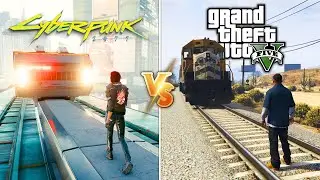 GTA 5 vs Cyberpunk 2077 - Physics and Details Comparison