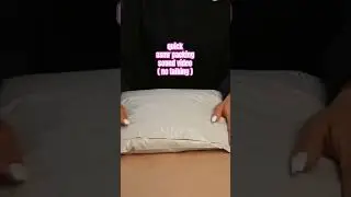 Quick asmr packing sound video #notalking #relaxing