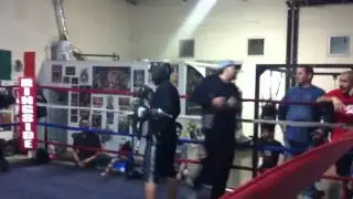 Izack vs tony at Ptown boxing gym