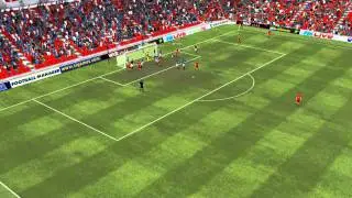 FM 2011 - Aberdeen title match! Dons 4 Huns 0
