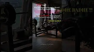 Day 18 of radhe radhe ❤️‍🔥❤️‍🔥 #gymrat #motivation #gymselfies #love #gymdiaries #hindumantra #gym