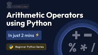 Arithmetic operators in Python