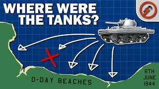 Where were the Shermans on D-Day?