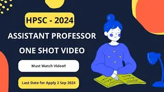 HPSC Assistant Professor Recruitment 2024 | All Doubt Solve in One Shot | #hpsc #hpscnotification