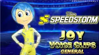 All Joy General Voice Clips • Disney Speedstorm • All Voice Lines • 2023 (Kate Higgins)