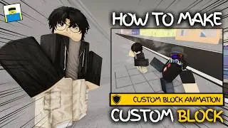 HOW TO MAKE CUSTOM BLOCK IN JJS SKILL BUILDER | Jujutsu Shenanigans Roblox