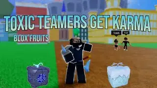 TOXIC PLAYERS/TEAMERS GET KARMA | BLOX FRUITS | SHARK V4 | ROBLOX