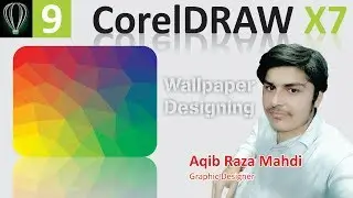 Low Poly Background in CorelDraw Tutorial || By Aqib Graphic Designing