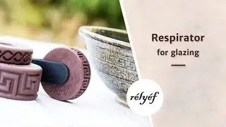 Respirator for glazing - Pottery tool for ceramicists | Relyef