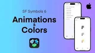 How to Animate and Color Icons in your App | SwiftUI, SF Symbols by Apple