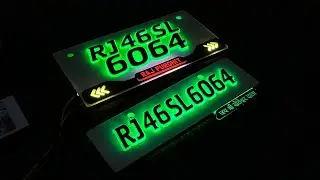Remote control led number waterproof made in India