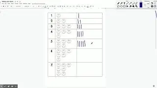 Making Tally Marks- Part 1 - Google Docs
